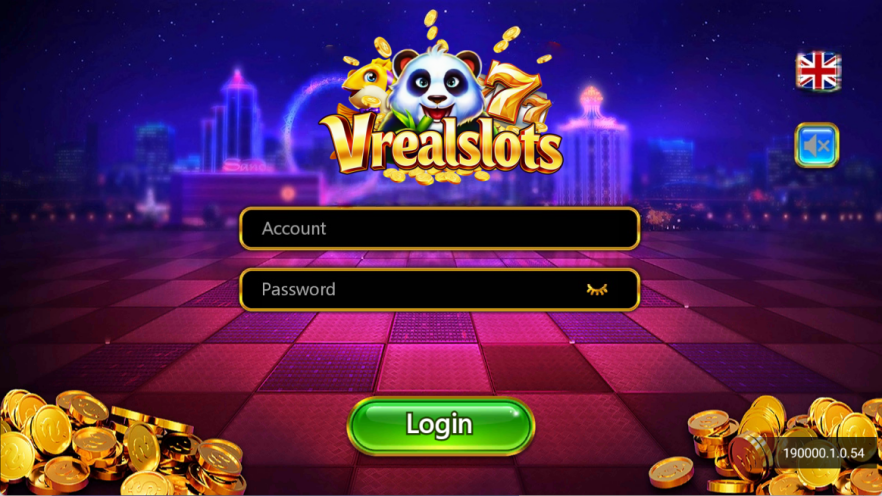 Vrealslots Admin Login